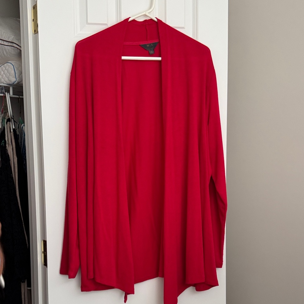 Mix Vibrant Red Women's Cardigan